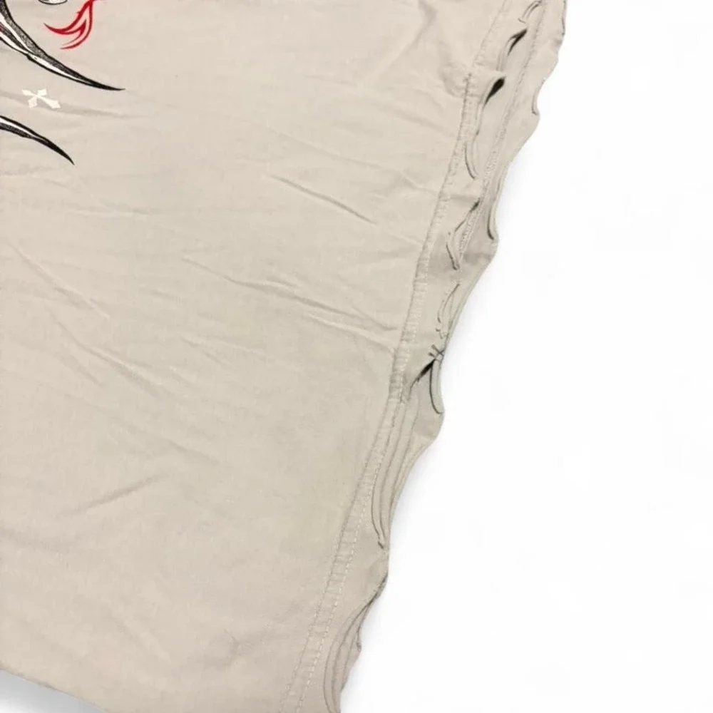Affliction white red cross wings Size L - Picture 7 of 8